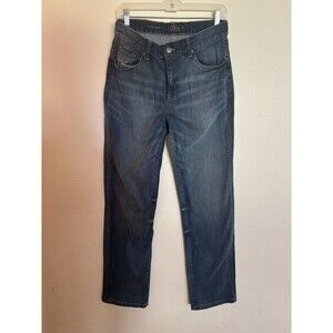 Lucky Brand Classic Straight Fit Jeans 20 Blue Stretch Denim 33X31